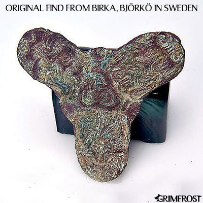 Brooches - Birka Threefoil Brooch, Silver - Grimfrost.com