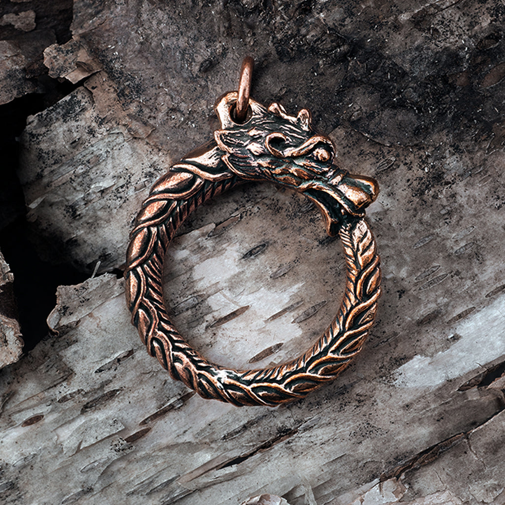 Jörmungandr Amulet, Bronze – Grimfrost