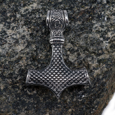 Thor's Hammers - Ornament Thor's Hammer, Stainless Steel - Grimfrost.com
