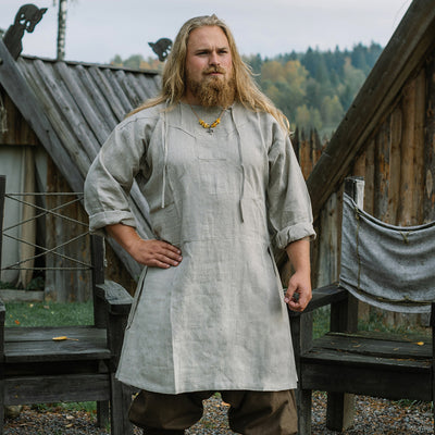 Viking Viborg Shirt, Linen – Grimfrost
