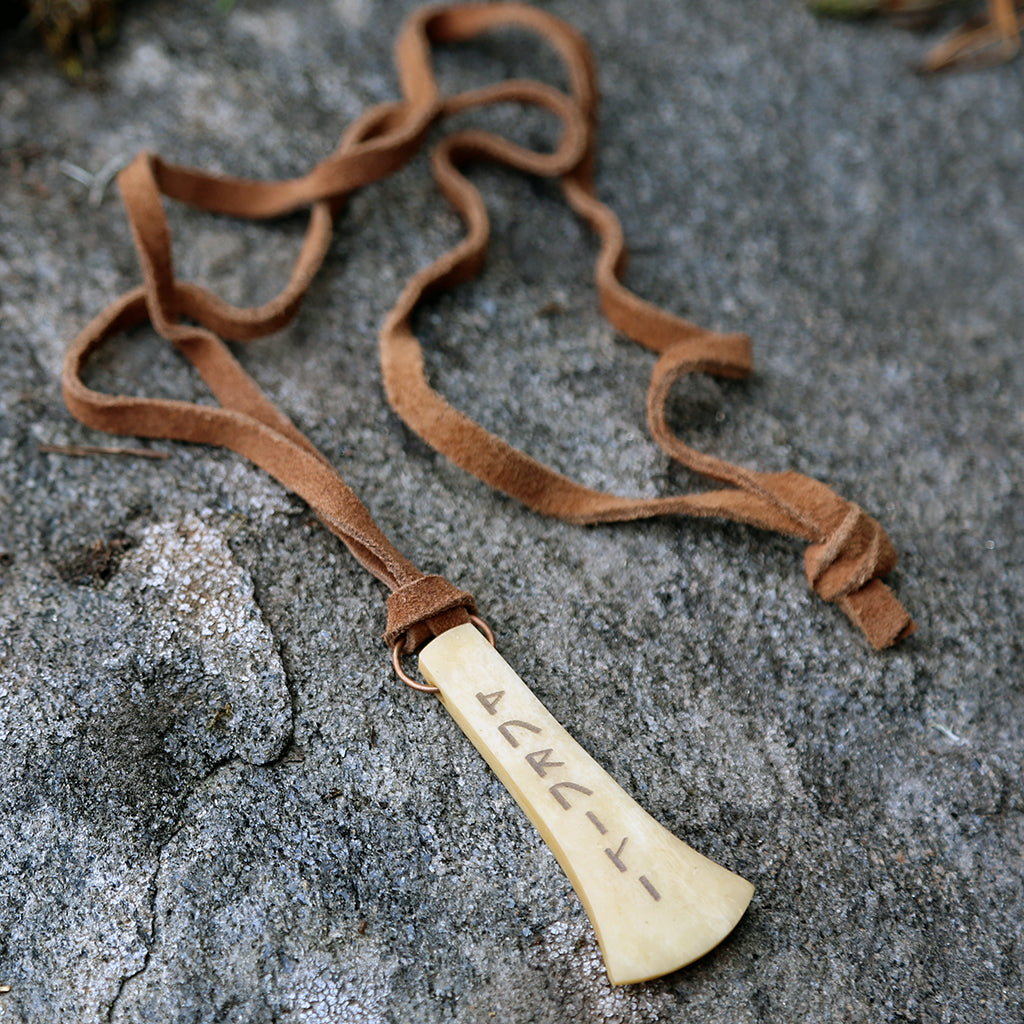 Thor Amulet, Bone – Grimfrost