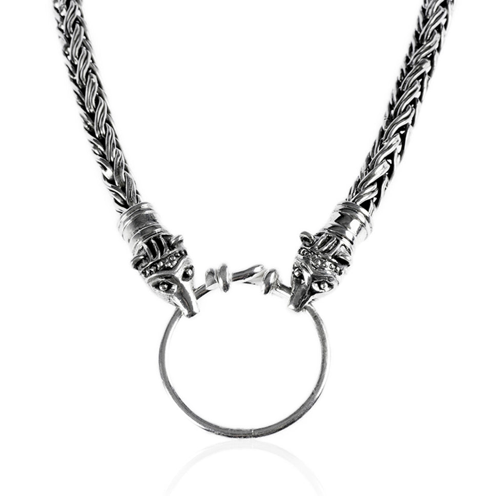 Neck Chains - Asgard Bear Chain, Silver - Grimfrost.com
