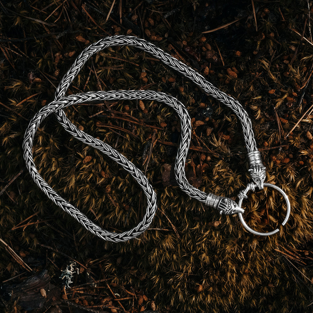 Asgard Bear Chain, Silver