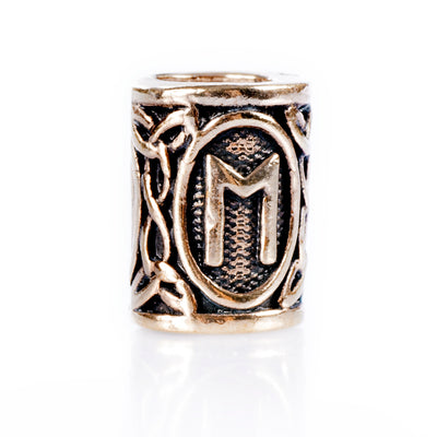Beard Rings - Ehwaz Beard Ring, Bronze - Grimfrost.com