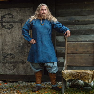 Viking Wool Tunic, Blue – Grimfrost
