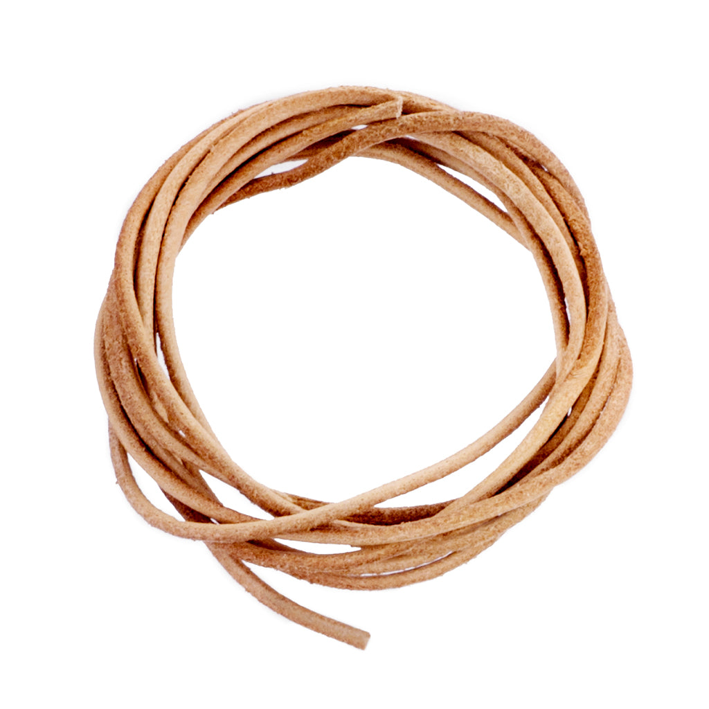 Cords - Leather Cord, Natural - Grimfrost.com