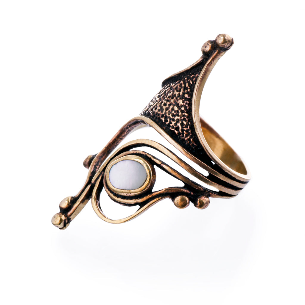 Rings - Eye Ring, Bronze - Grimfrost.com