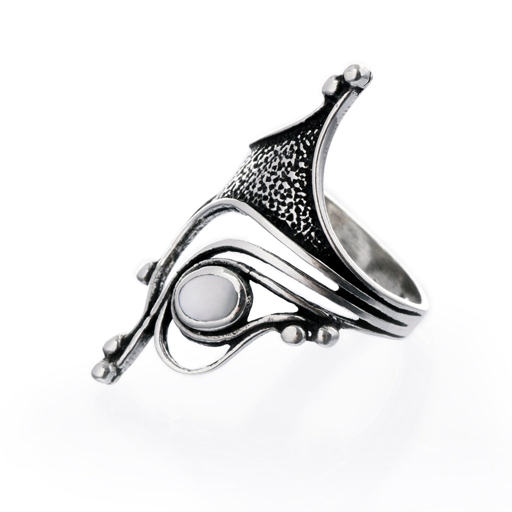 Rings - Eye Ring, Silver - Grimfrost.com