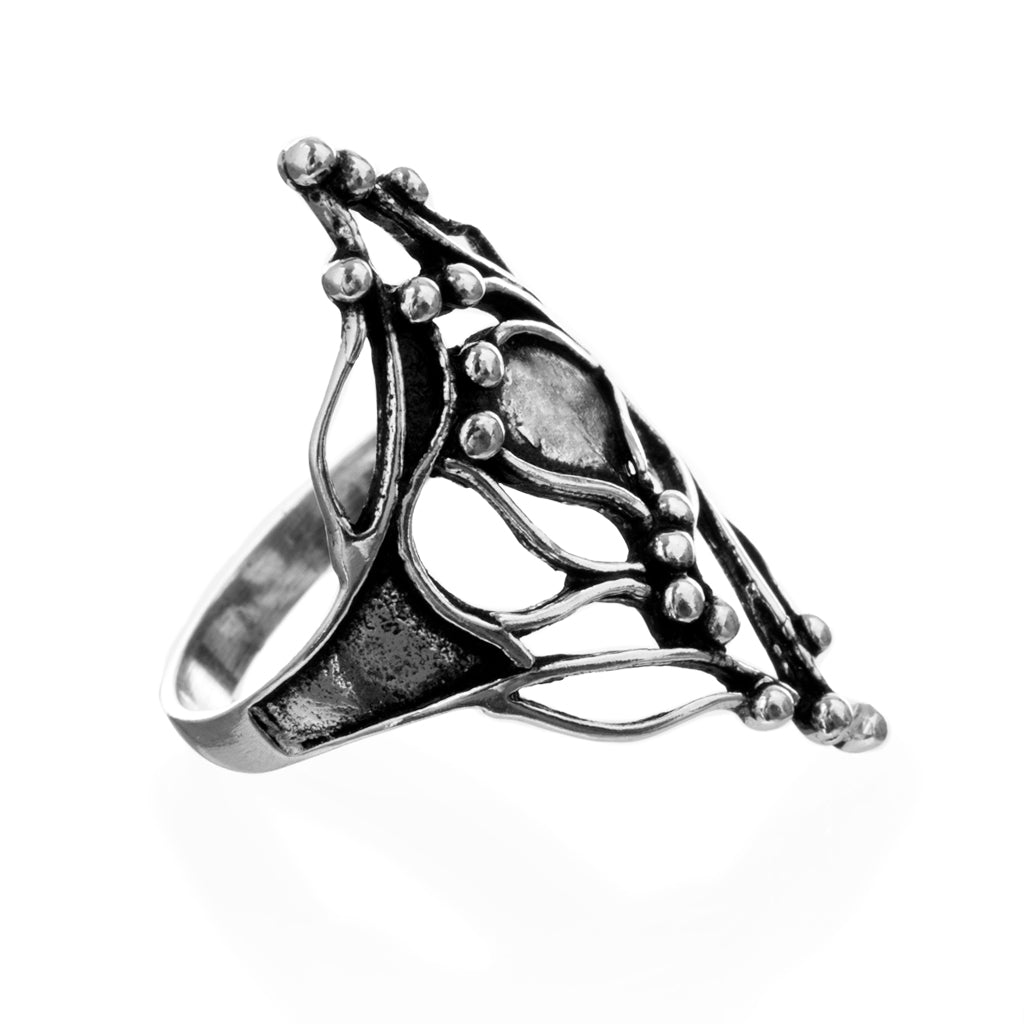 Roots Ring, Sterling Silver – Grimfrost