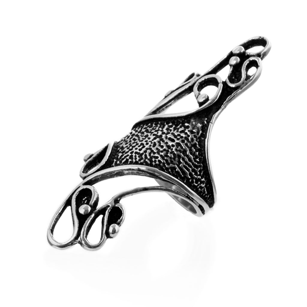 Rings - Swirls Ring, Sterling Silver - Grimfrost.com