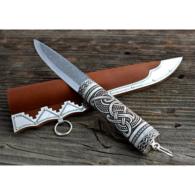 Premium Items - Premium Knife, Hvitr Dreki - Grimfrost.com