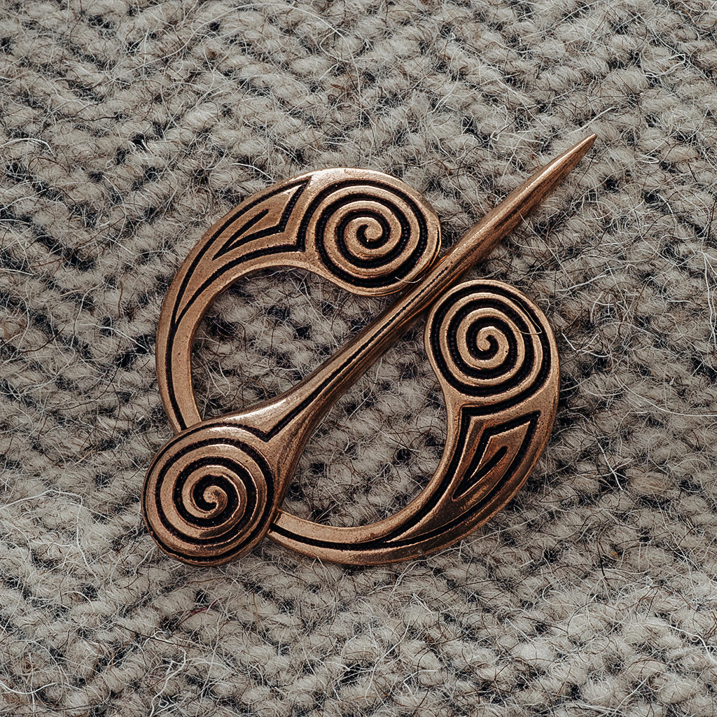 Fibulas - Circular Fibula, Bronze - Grimfrost.com
