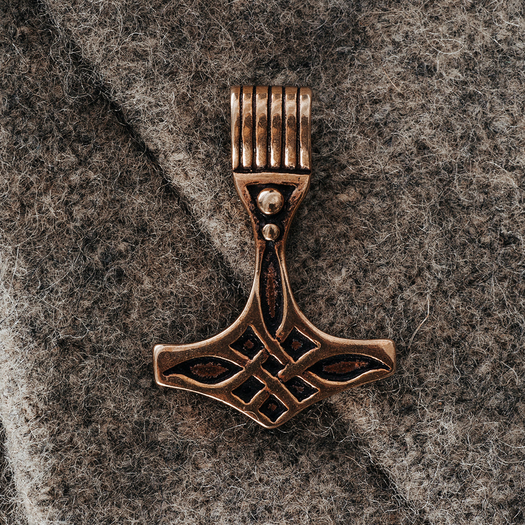 Thor's Hammers - Sleek Thor's Hammer, Bronze - Grimfrost.com