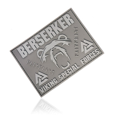 Patches - Berserker Morale Patch, PVC Velcro, Army Tan - Grimfrost.com