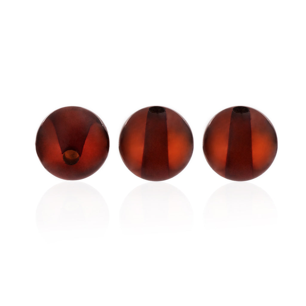 Amber Beads - Amber Beads, Polished Round, Brown - Grimfrost.com
