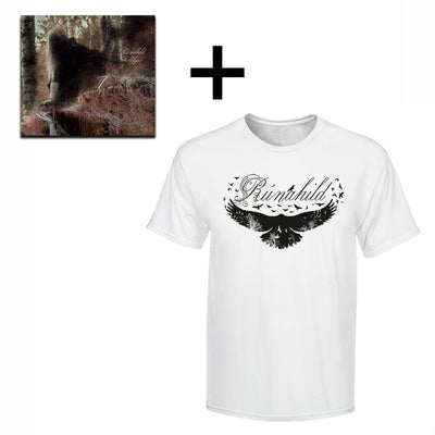 Sets & Bundles - Rúnahild T-shirt and CD, White - Grimfrost.com