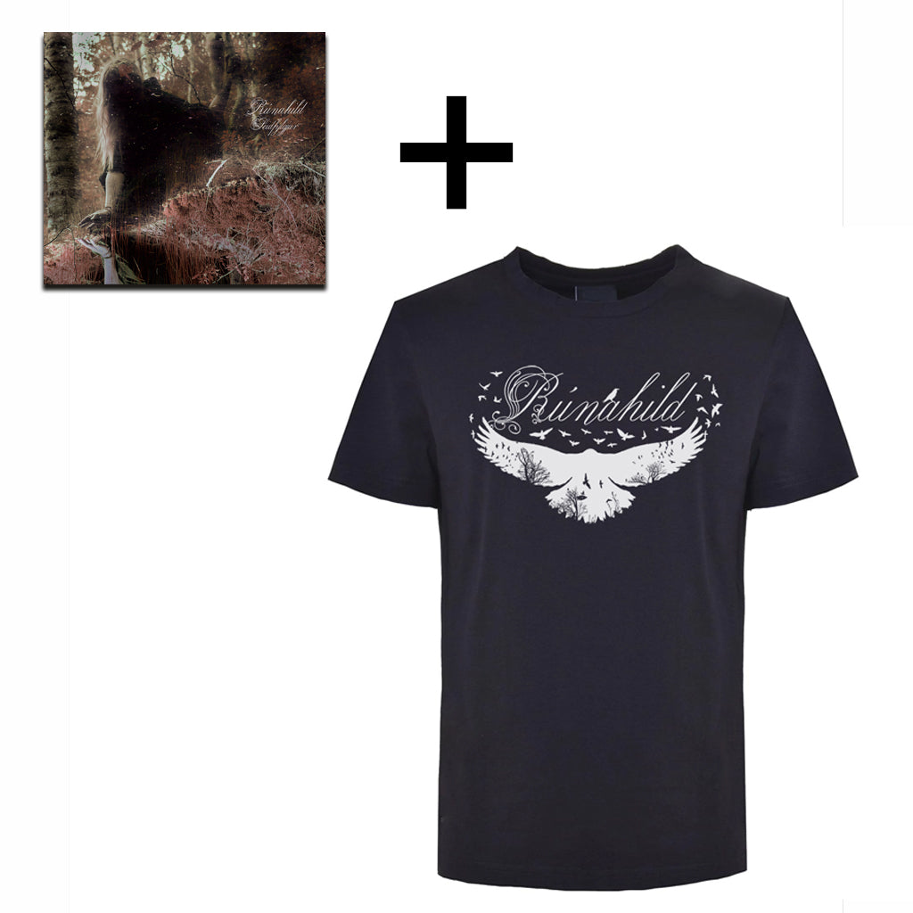 Sets & Bundles - Rúnahild T-shirt and CD, Black - Grimfrost.com