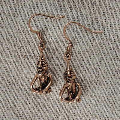 Earrings - Freyr Earrings, Bronze - Grimfrost.com