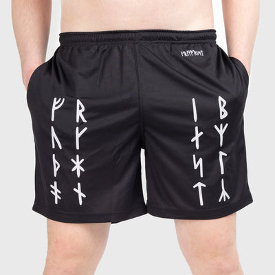 Gym Shorts, Futhark, Black