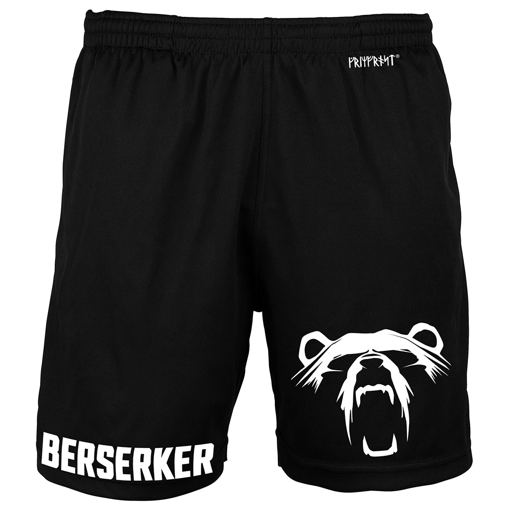 Shorts - Gym Shorts, Berserker, Black - Grimfrost.com
