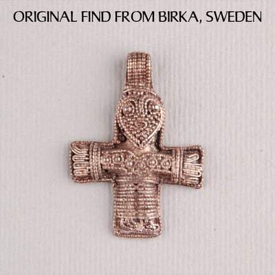Pendants - Birka Crucifix, Silver - Grimfrost.com