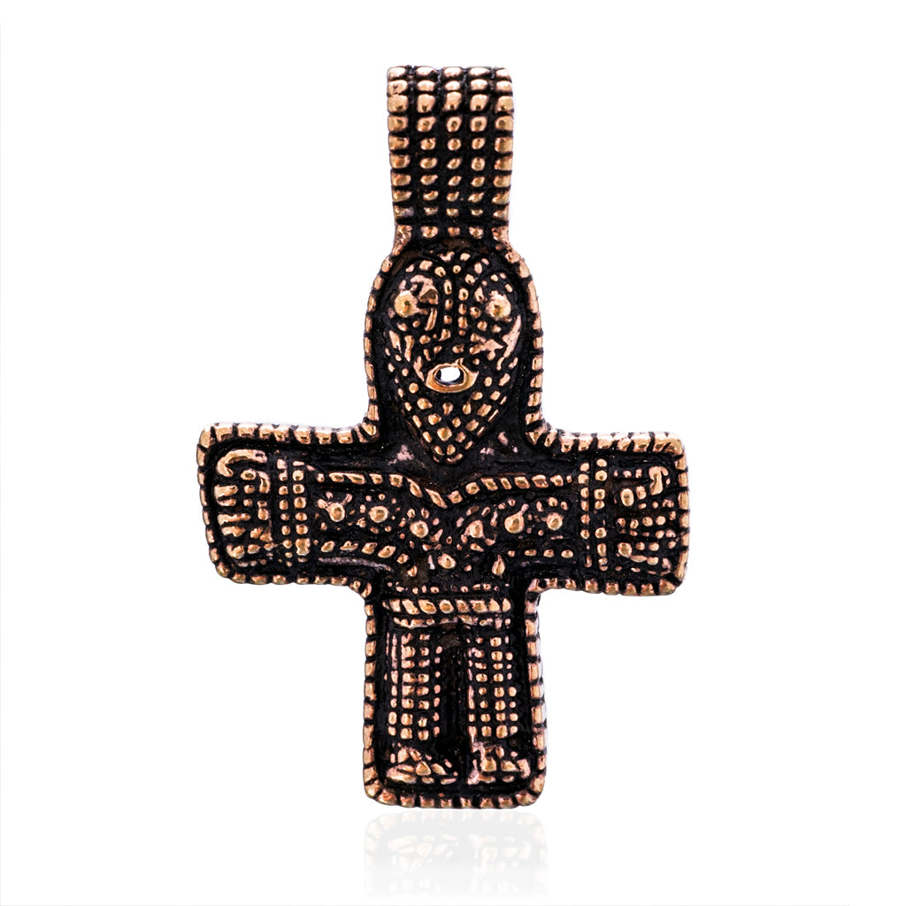 Pendants - Birka Crucifix, Bronze - Grimfrost.com