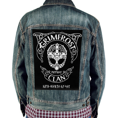 Patches - Grimfrost Clan Back Patch - Grimfrost.com
