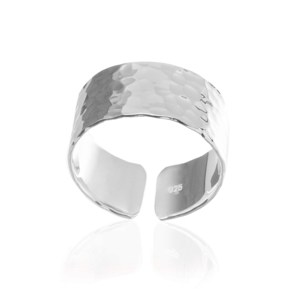  - Banded Ring, Silver - Grimfrost.com