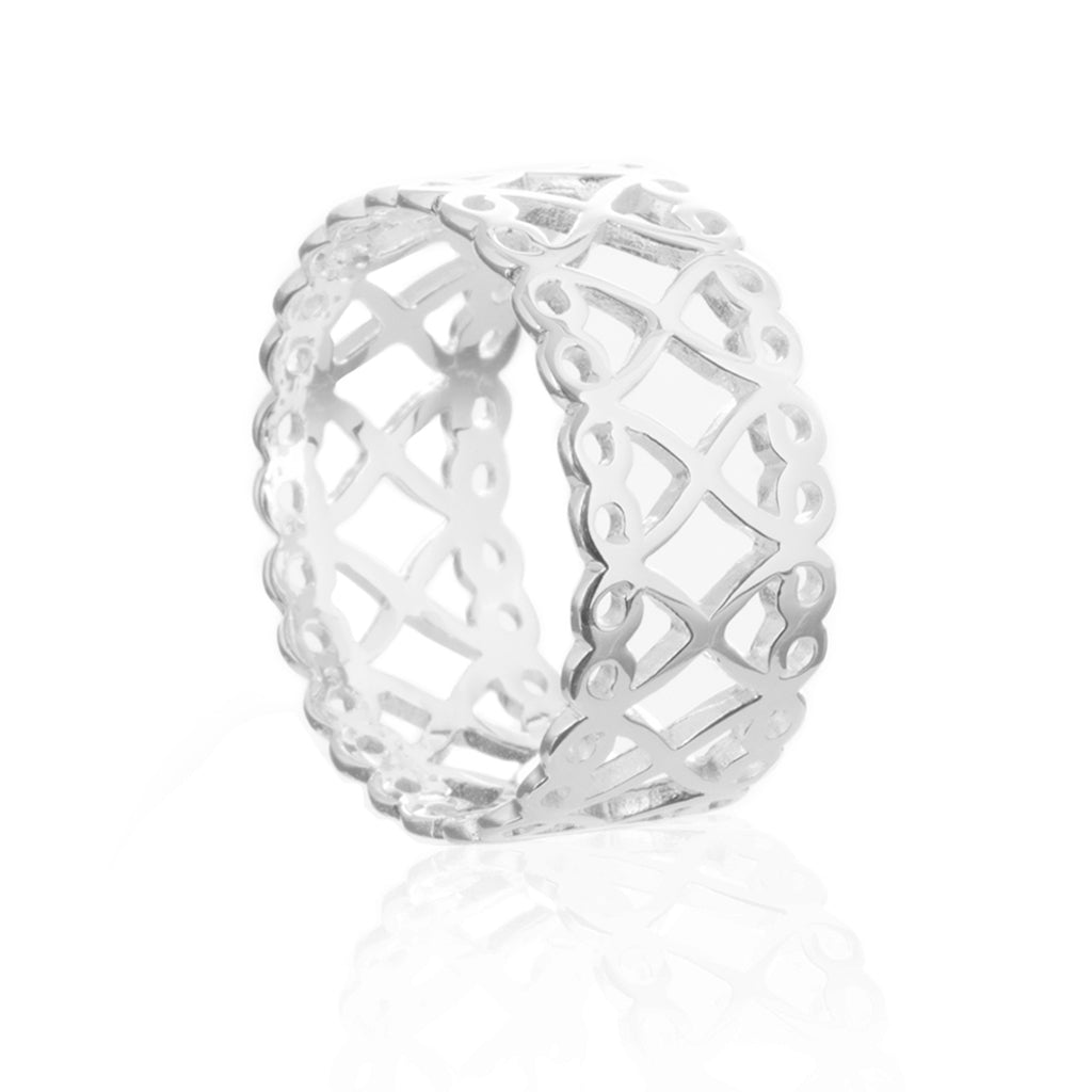Ran's Net Ring, Silver – Grimfrost