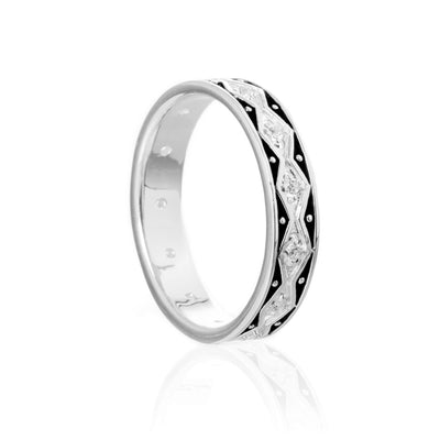  - Viper Ring, Silver - Grimfrost.com
