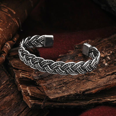 Arm Rings - Knotwork Bracelet, Silver - Grimfrost.com