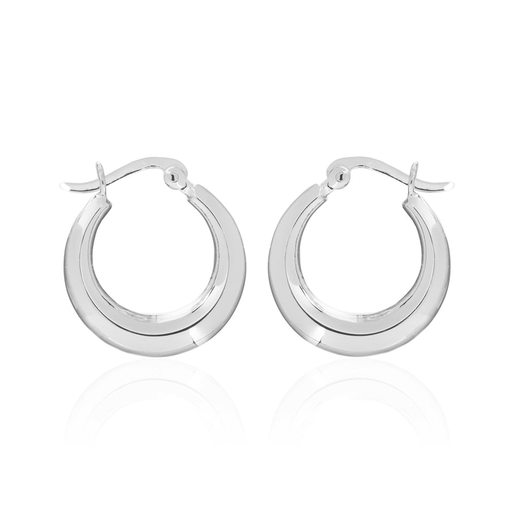  - Hring Earrings, Silver - Grimfrost.com