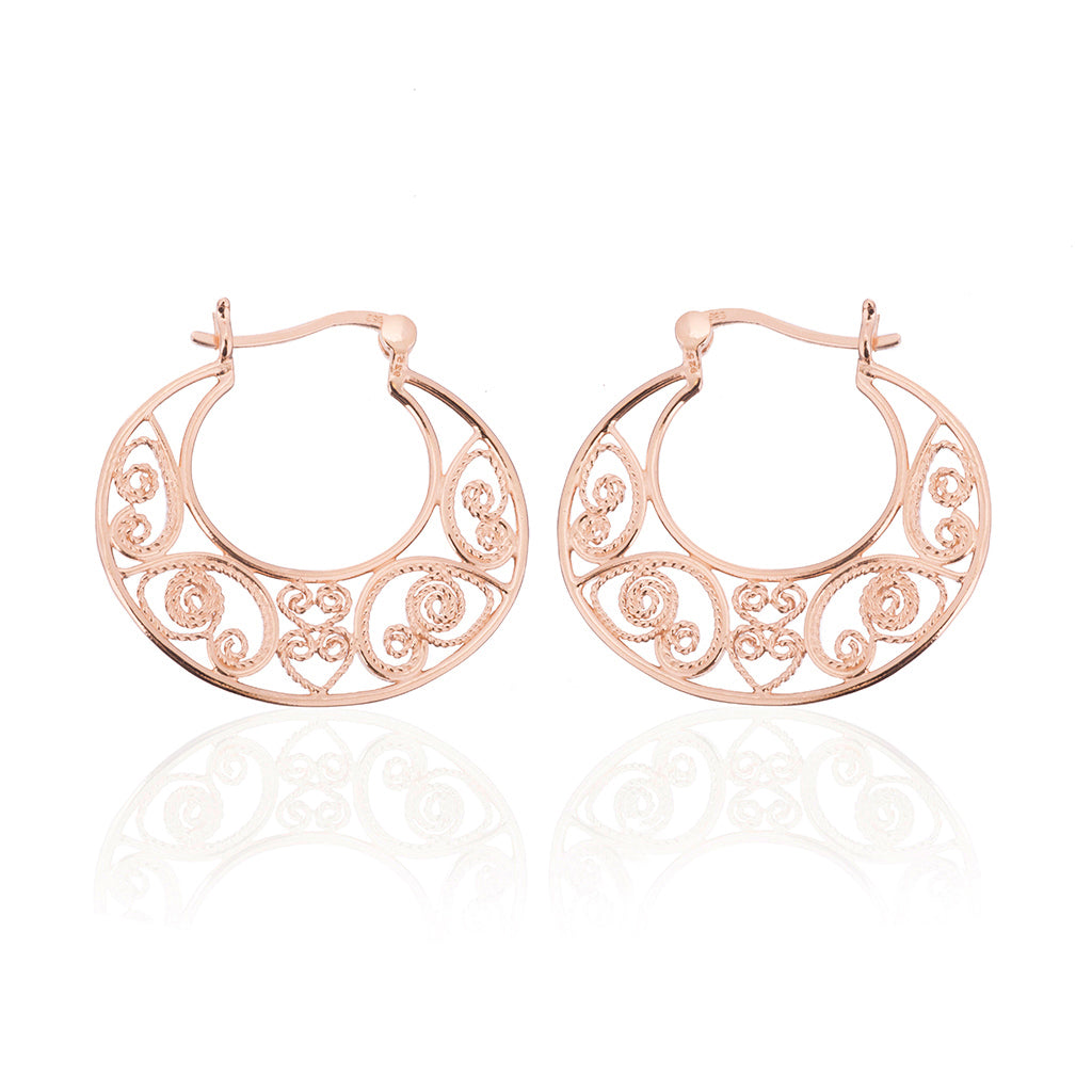  - Rus Earrings, Rose Gold - Grimfrost.com