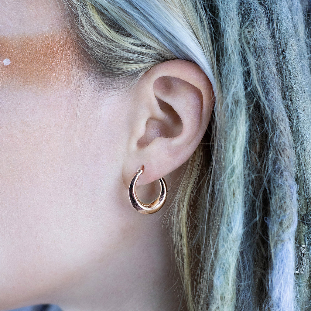 Hring Earrings, Rose Gold