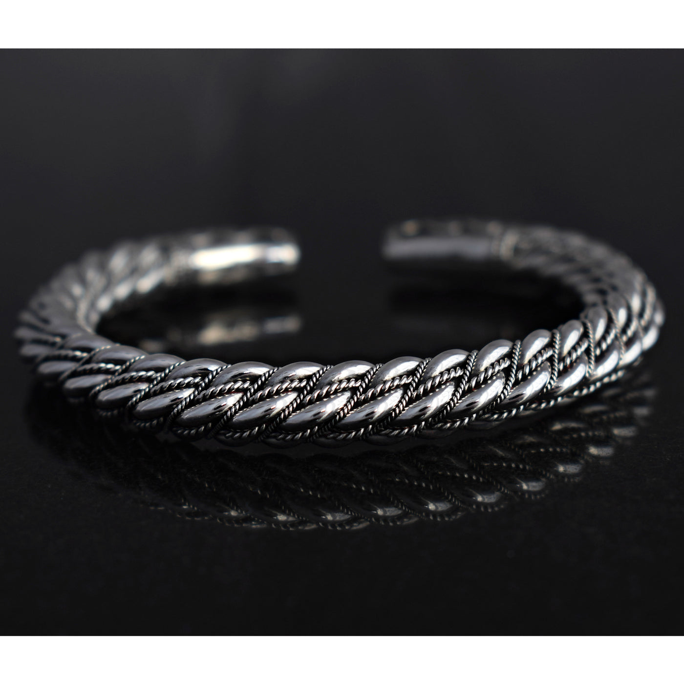 Arm Rings - Premium Gotland Armring, Silver - Grimfrost.com