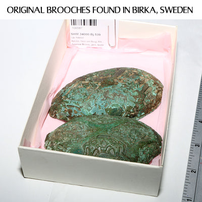 Tortoise Brooches, BJ 539, Birka