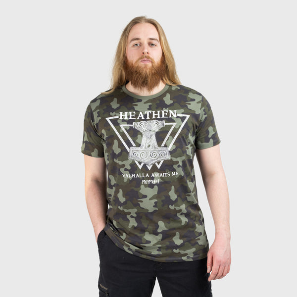 Premium Tee, Heathen, Black