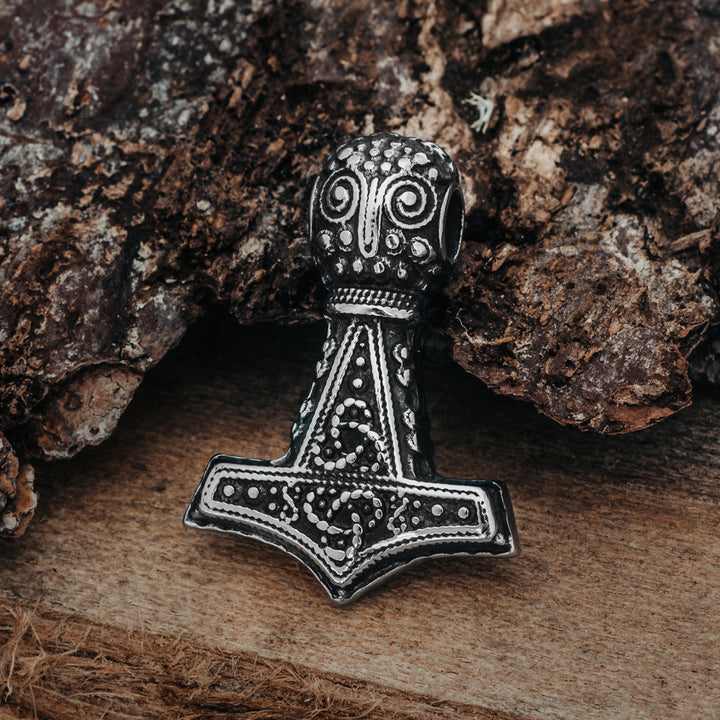THORS HAMMER blackl ブラックメタル Amazon.com: Sword Valley Thor's Hammer With Base - Nordic Myth