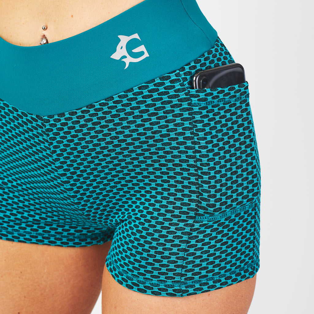 Honeycomb Shorts, Green – Grimfrost
