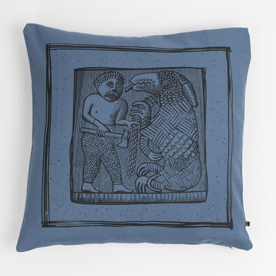 Pillow Cover 2, Torslunda Collection, Blue