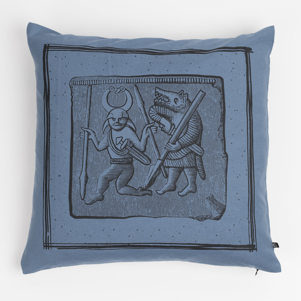 Pillow Cover 4, Torslunda Collection, Blue