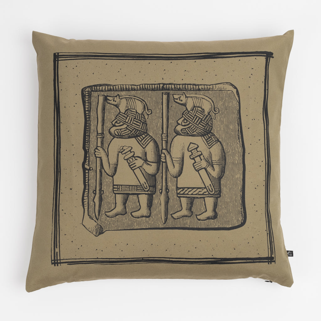 Pillow Cover 3, Torslunda Collection, Green
