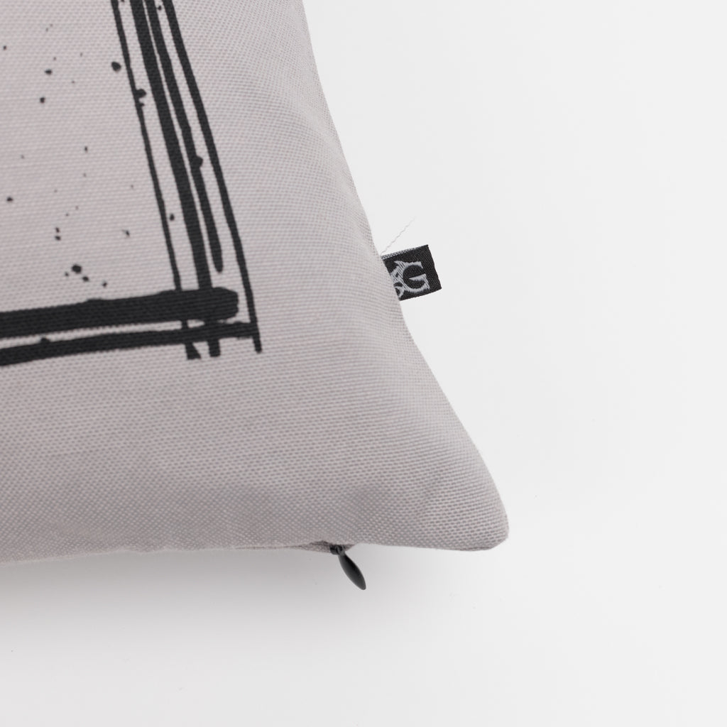 Pillow Cover 3, Torslunda Collection, Grey