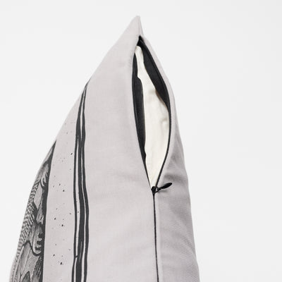 Pillow Cover 3, Torslunda Collection, Grey