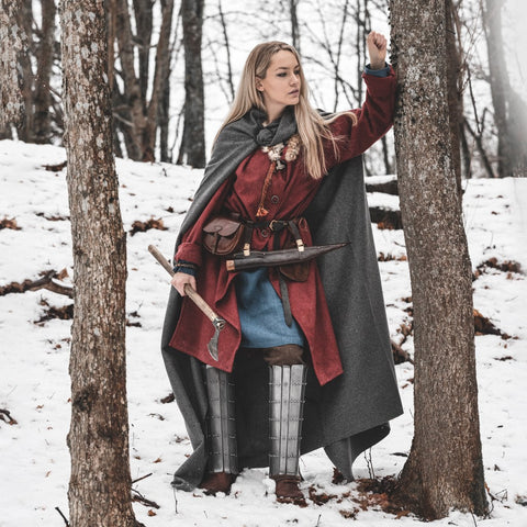 Viking Cloak, Grey Viking Cloak, Grey