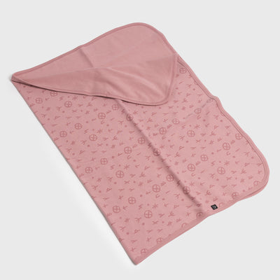 Baby Blanket, Runes, Pink