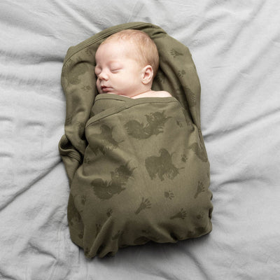 Baby Blanket, Ratatosk, Green
