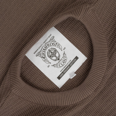 Tactical Sweater, Brown Cotton