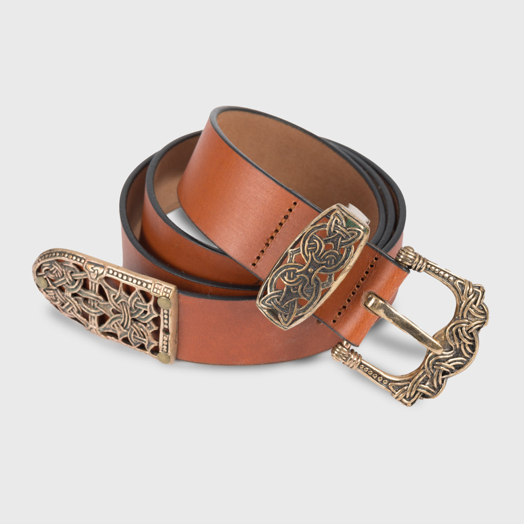 Buy Viking leather belt , historical reenactment Gotland 10th-11th century.  Belt 5