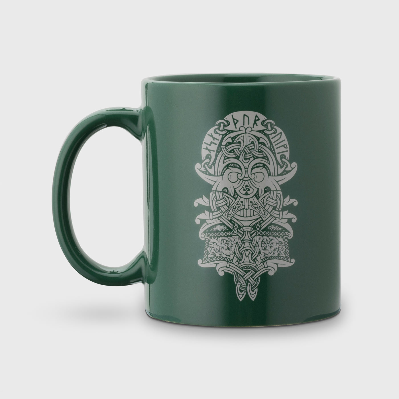 Coffee Mug, Thor Mask, Green